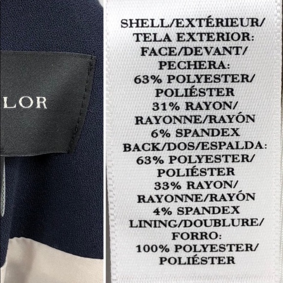 [Ann Taylor] Two toned coat - Picture 7 of 7